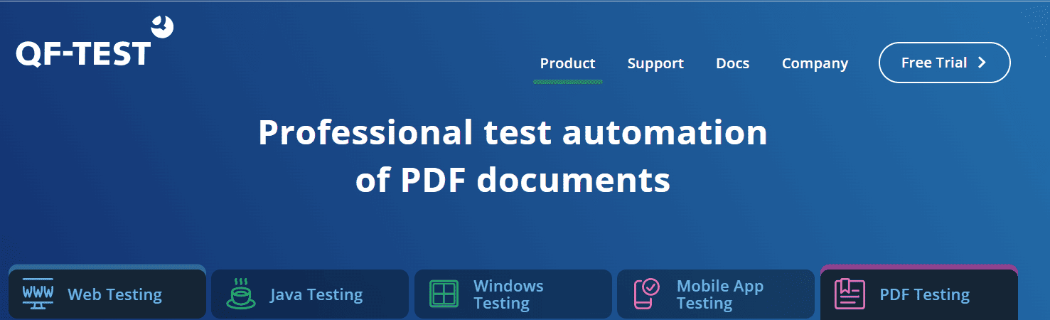 QF Test PDF Tool