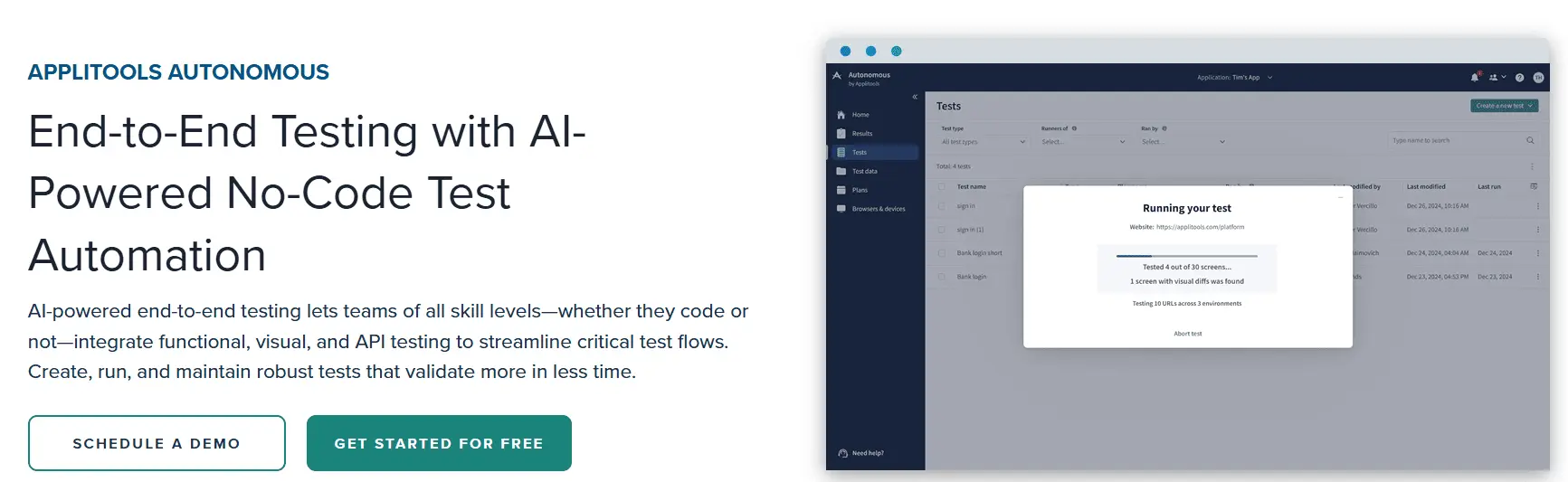 Applitools Autonomous
