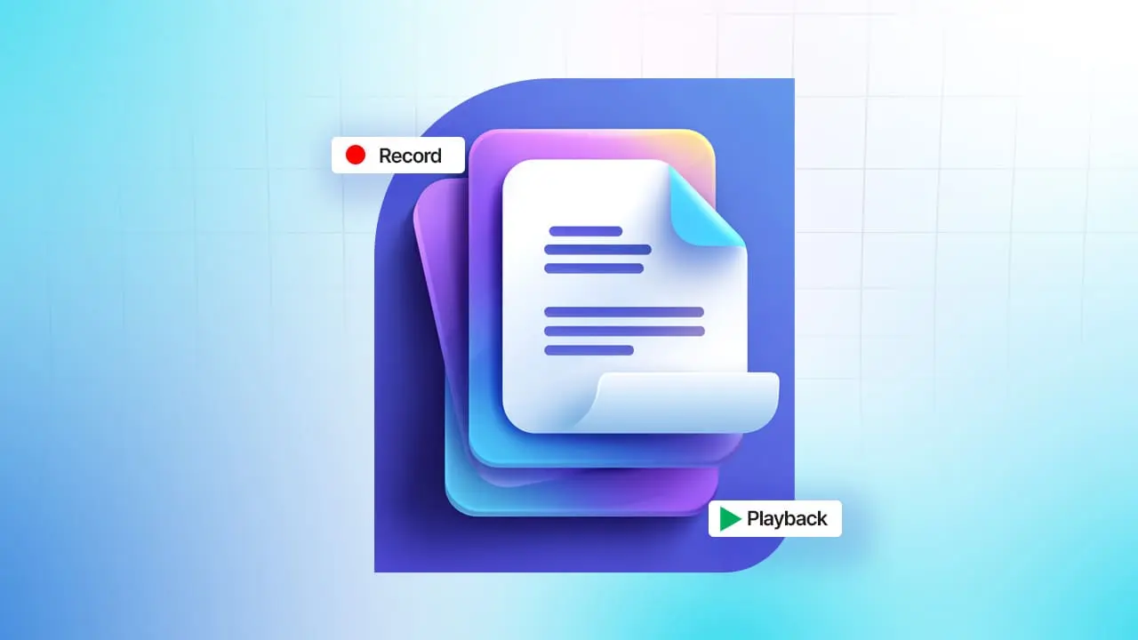 PDF Record and Playback Testing
