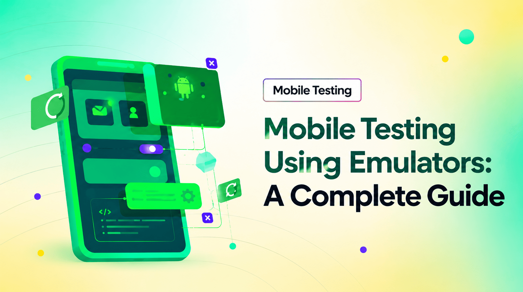 mobile testing with emulator